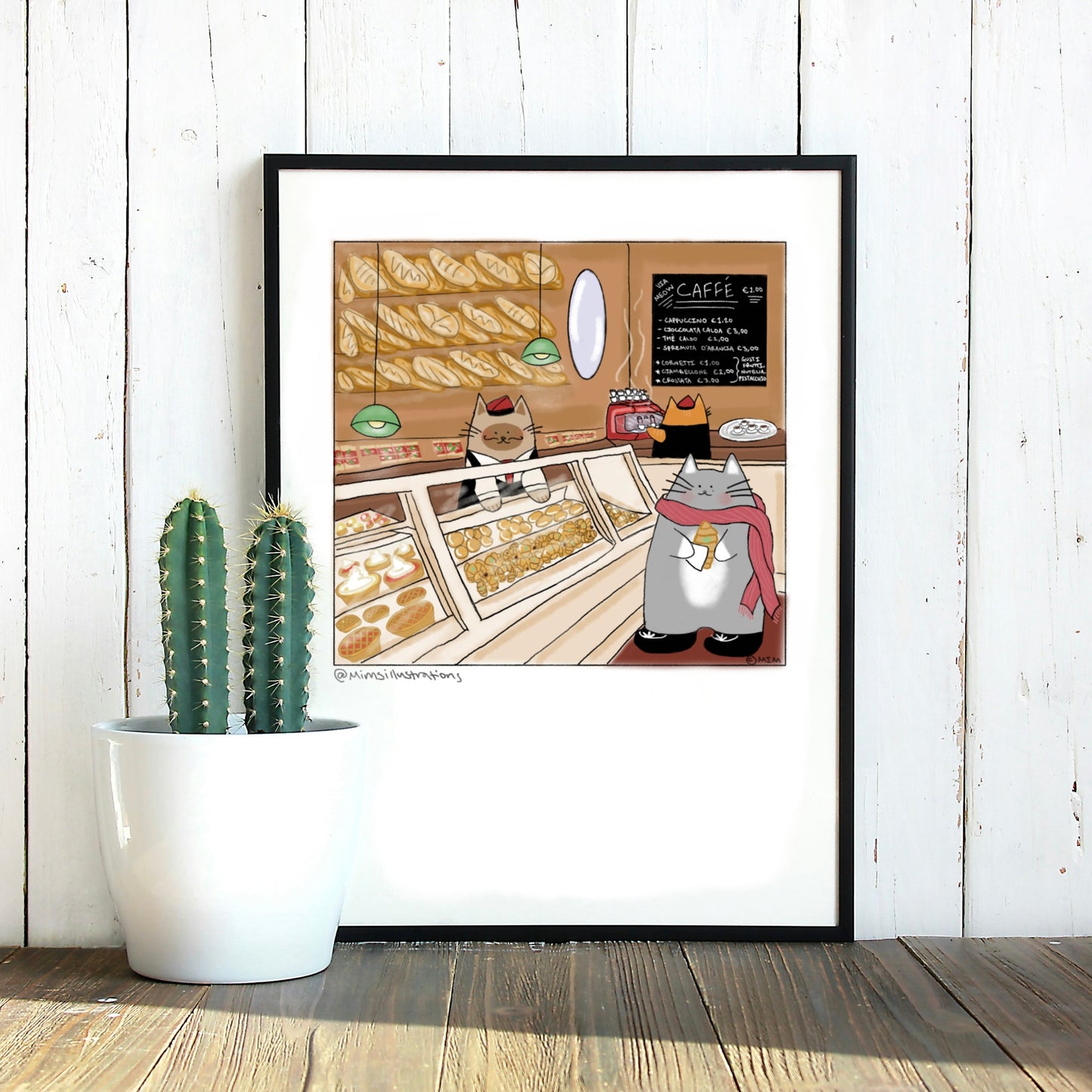 Digital Print - The Original Pasticceria Via Meow (Square)