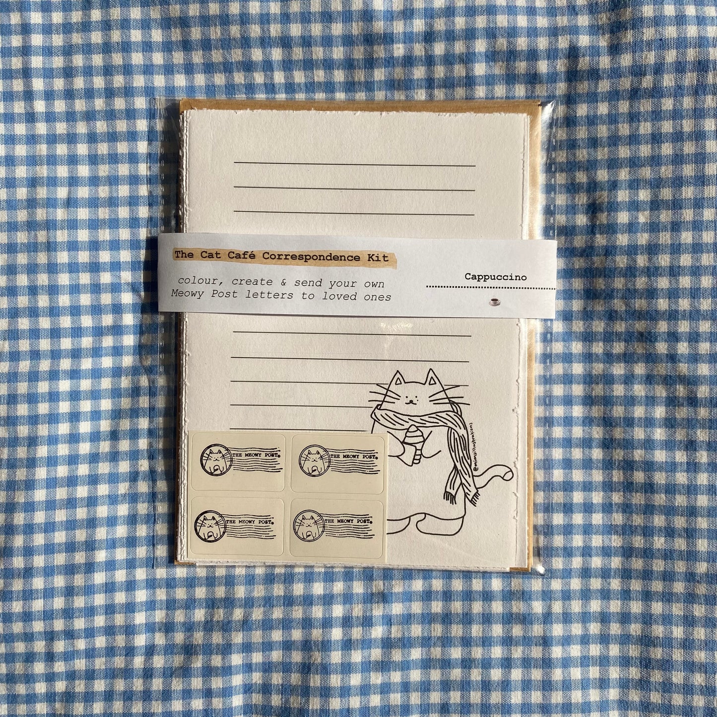 Cat Café Correspondence Kit (Letter Writing Set)