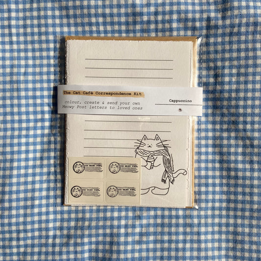 Cat Café Correspondence Kit (Letter Writing Set)