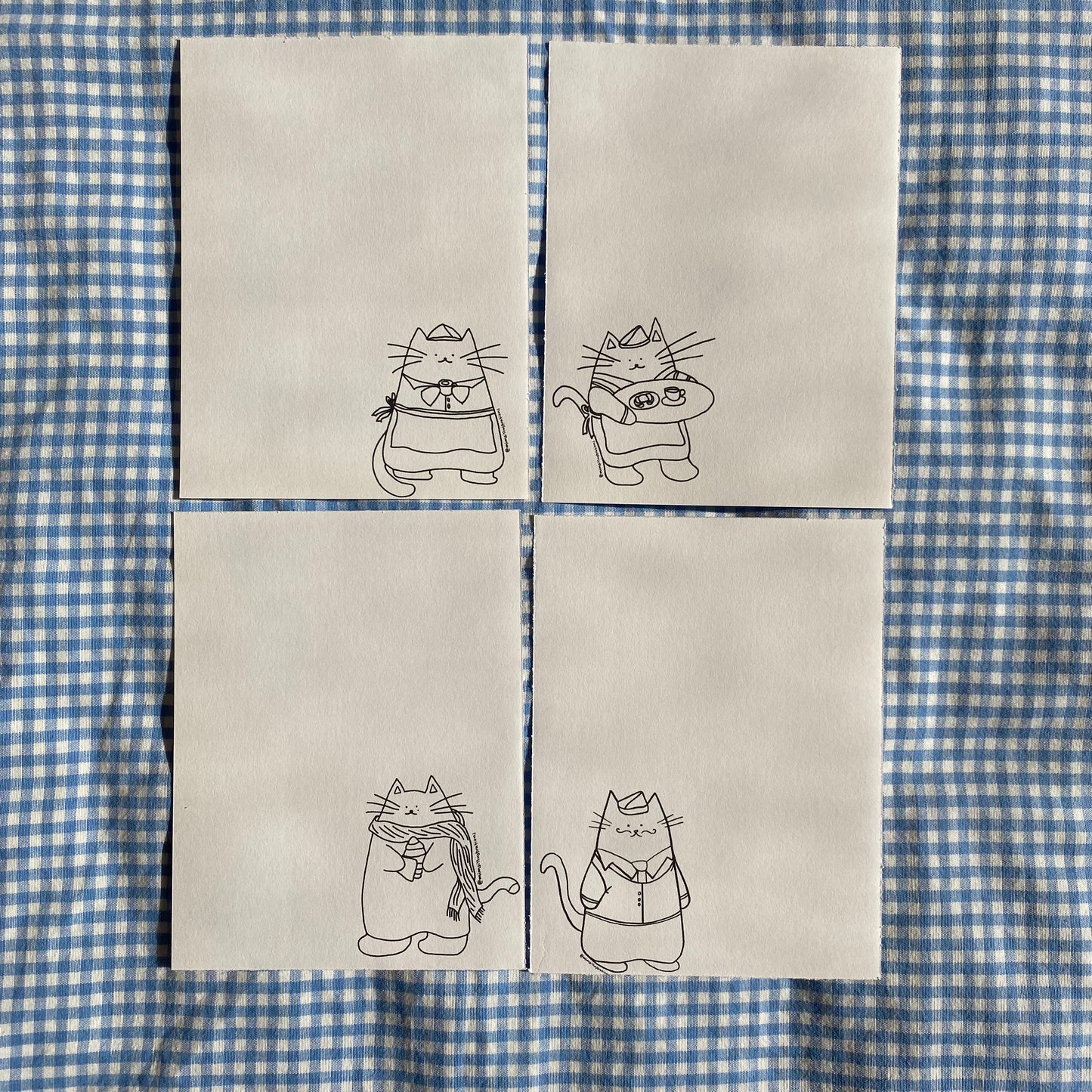 Cat Café Correspondence Kit (Letter Writing Set)