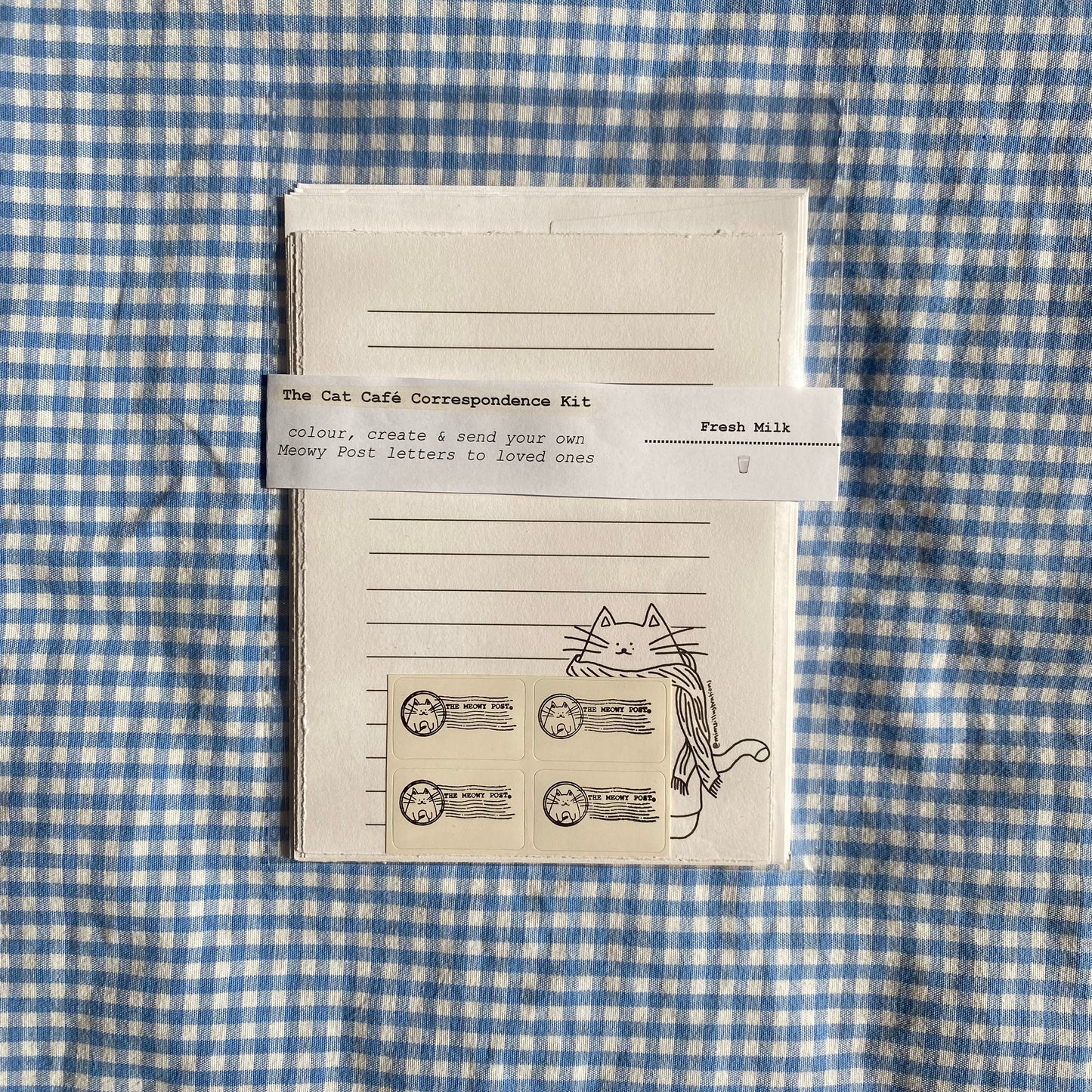 Cat Café Correspondence Kit (Letter Writing Set)