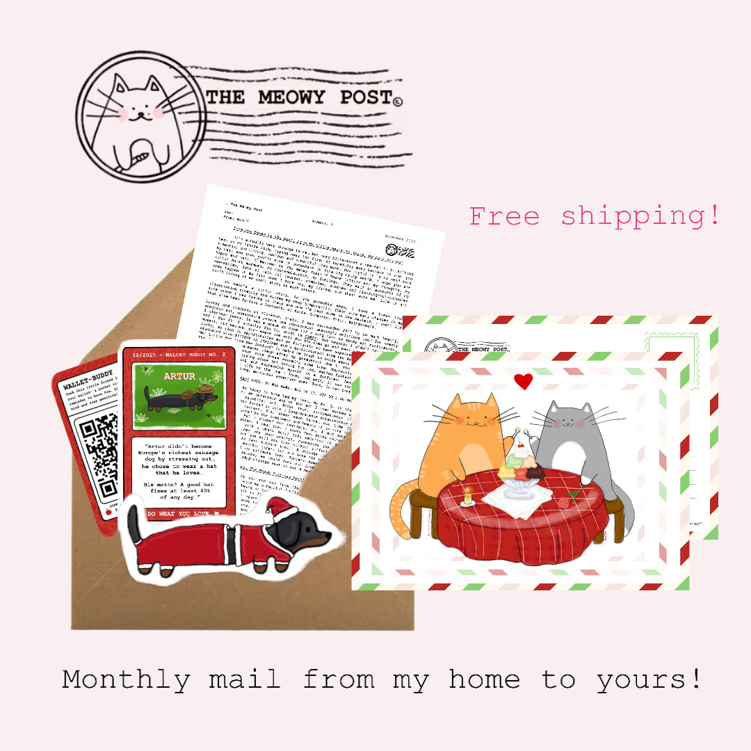 🌷 The Meowy Post Monthly Snail Mail Subscription! 💌