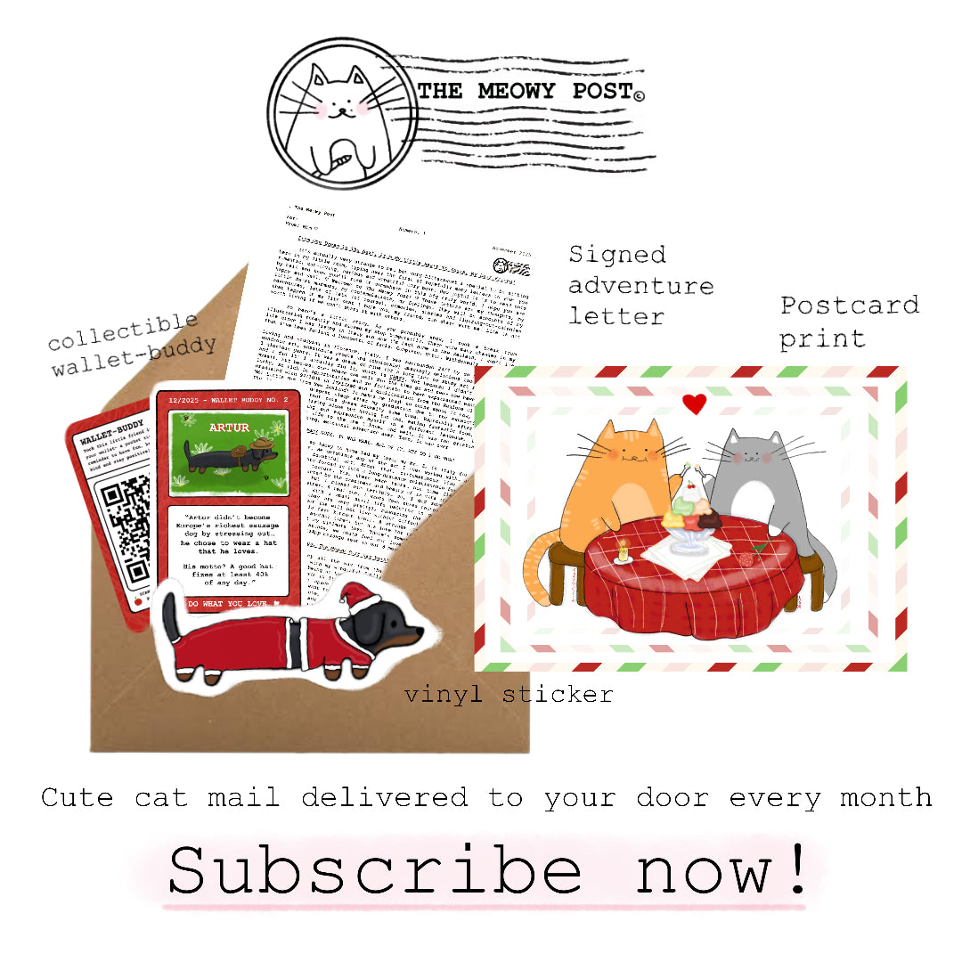 🌷 The Meowy Post Monthly Snail Mail Subscription! 💌
