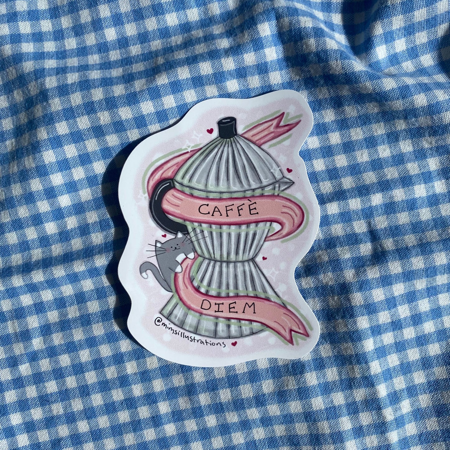 Vinyl Sticker - Moka Pot Mim