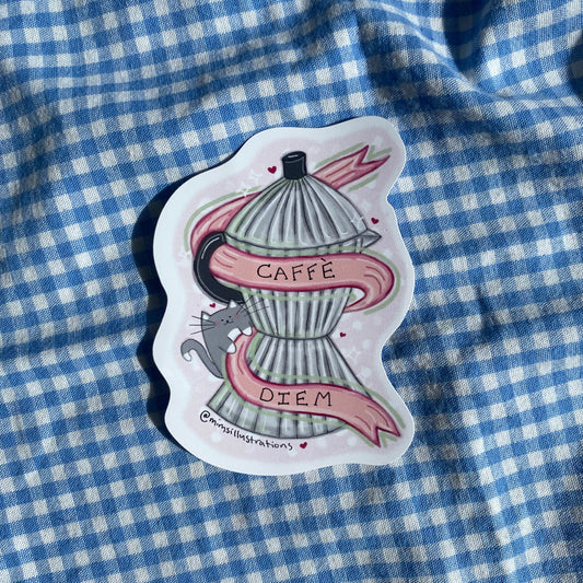 Vinyl Sticker - Moka Pot Mim