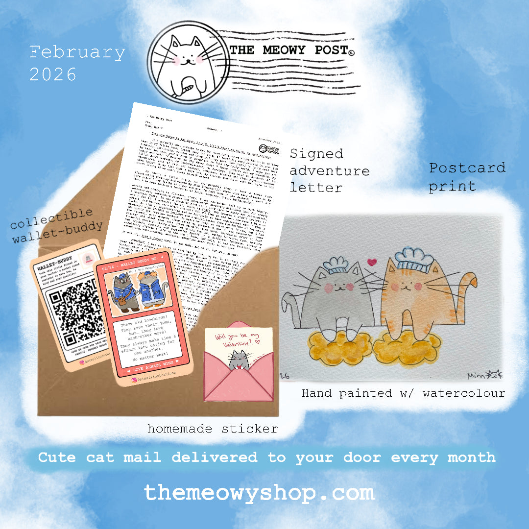 The Meowy Post Snail-Mail Monthly Subscription! 💌